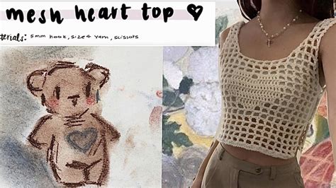 Crochet Heart Top