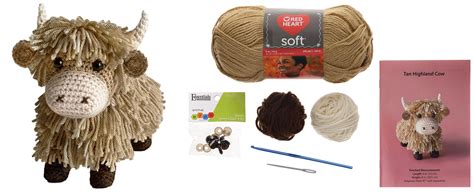 Crochet Highland Cow Kit