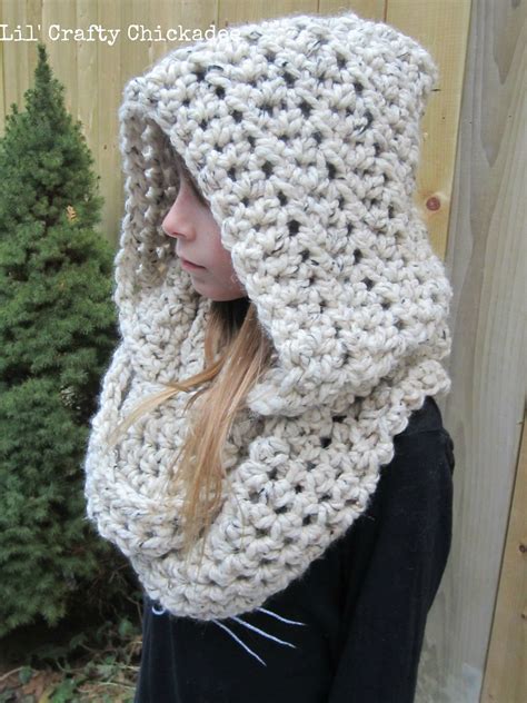 Crochet Hood Scarf