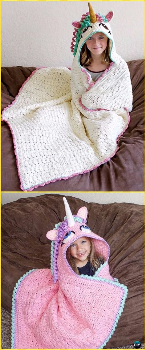 Crochet Hooded Blanket