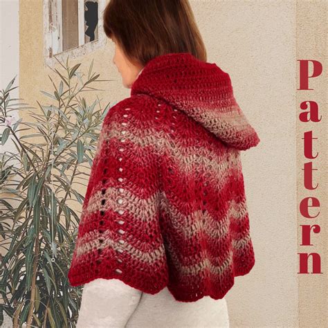 Crochet Hooded Capelet