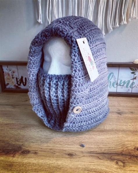 Crochet Hooded Cowl