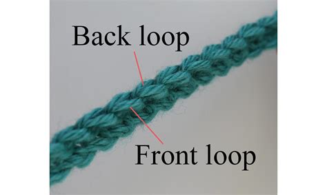 Crochet In The Back Loop