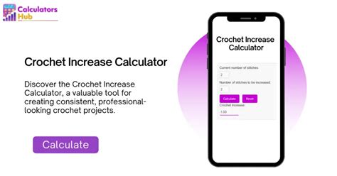 Crochet Increase Calculator