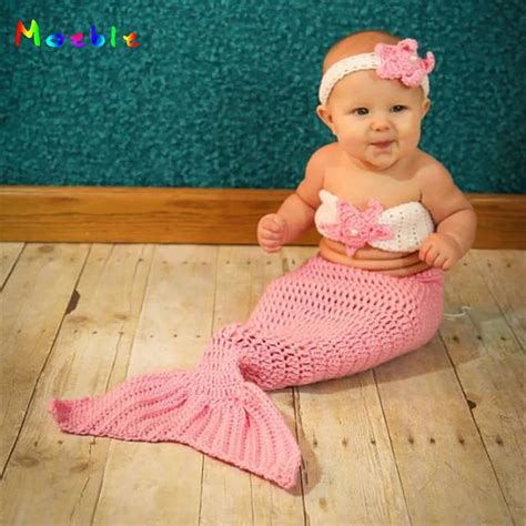 Crochet Infant Mermaid Costume