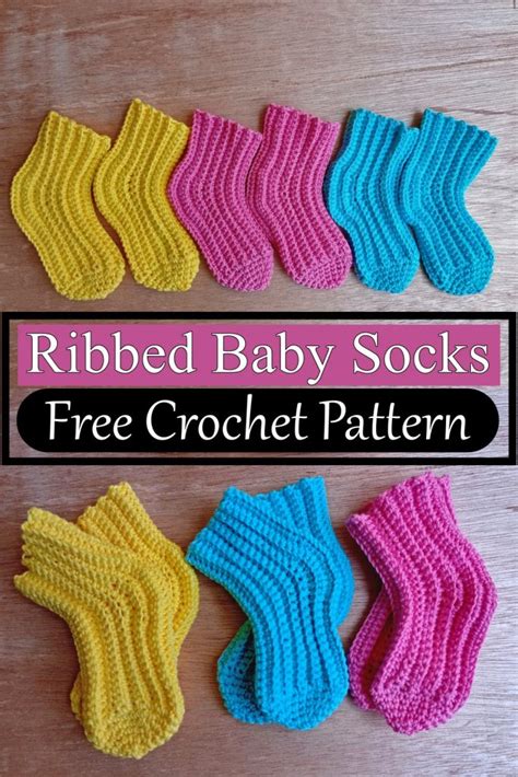Crochet Infant Socks