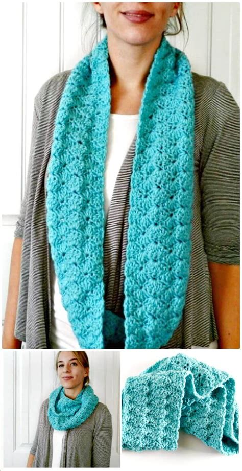 Crochet Infinity Scarf Free Pattern