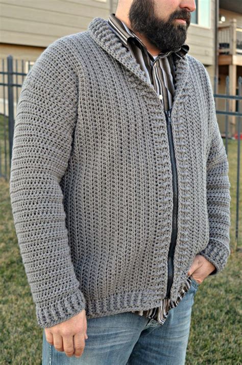 Crochet Jacket Men