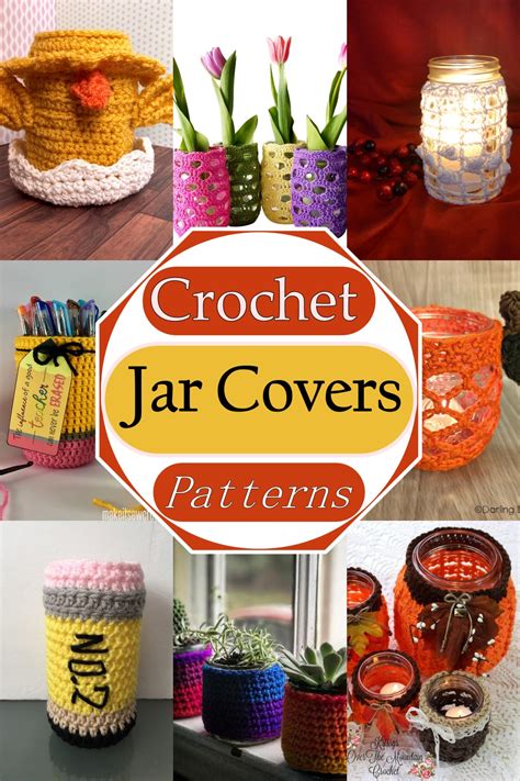 Crochet Jar Covers Pattern Free