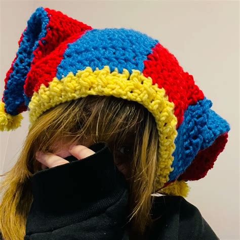 Crochet Jester Hat