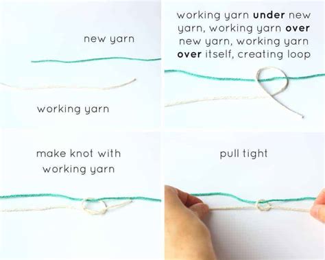 Crochet Join Yarn