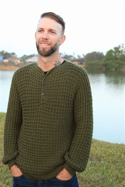 Crochet Jumper Mens