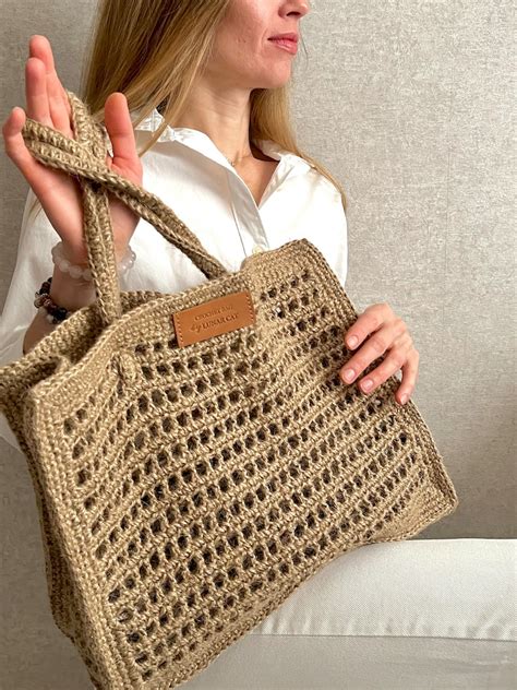 Crochet Jute Bag
