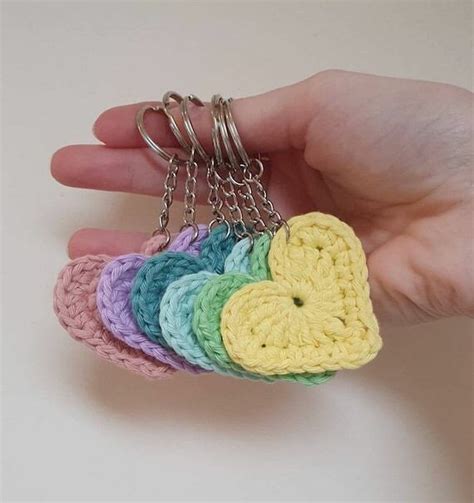 Crochet Keychain Heart