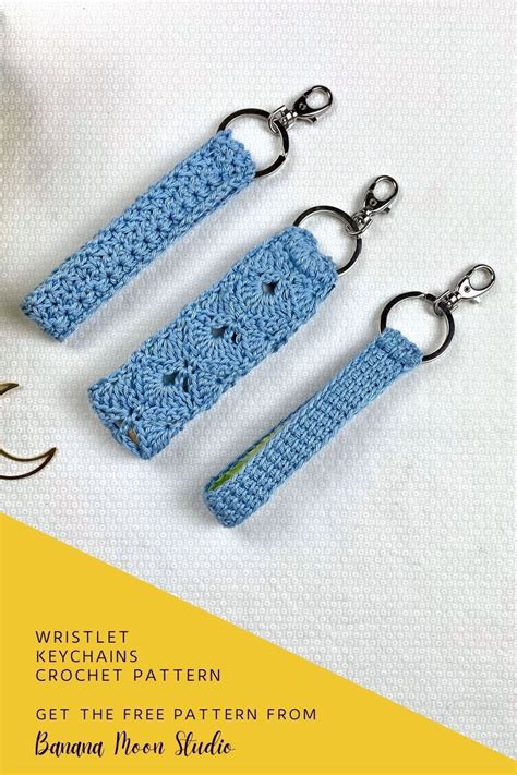 Crochet Keychain Wristlet