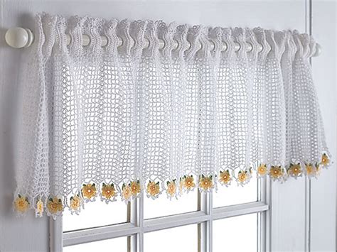 Crochet Kitchen Curtains