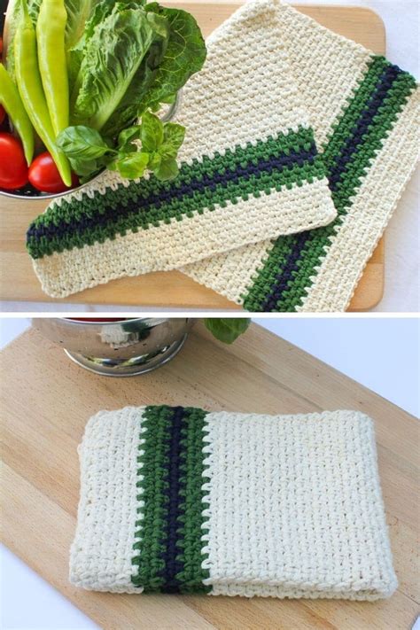 Crochet Kitchen Towel
