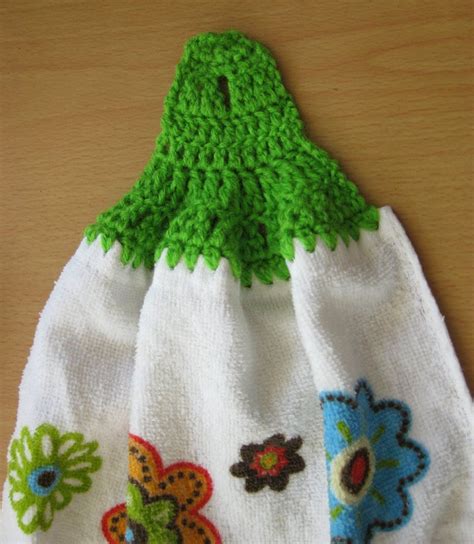 Crochet Kitchen Towel Topper