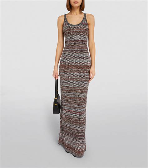 Crochet Knit Maxi Dress