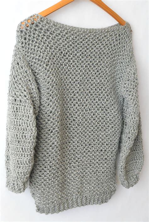 Crochet Knitted Sweater