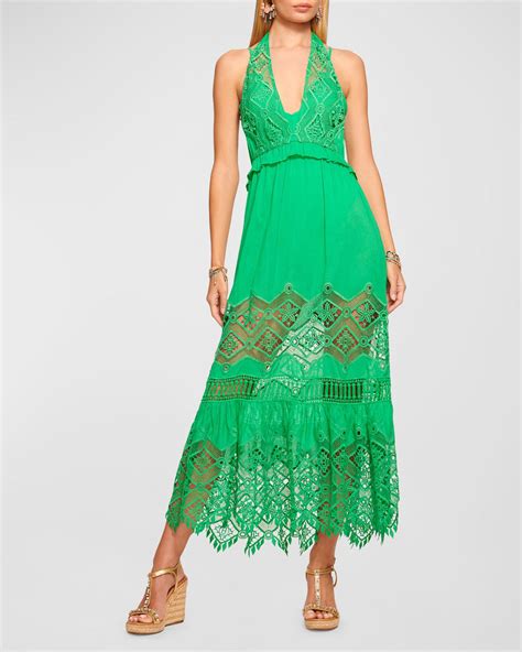 Crochet Lace Maxi Dress