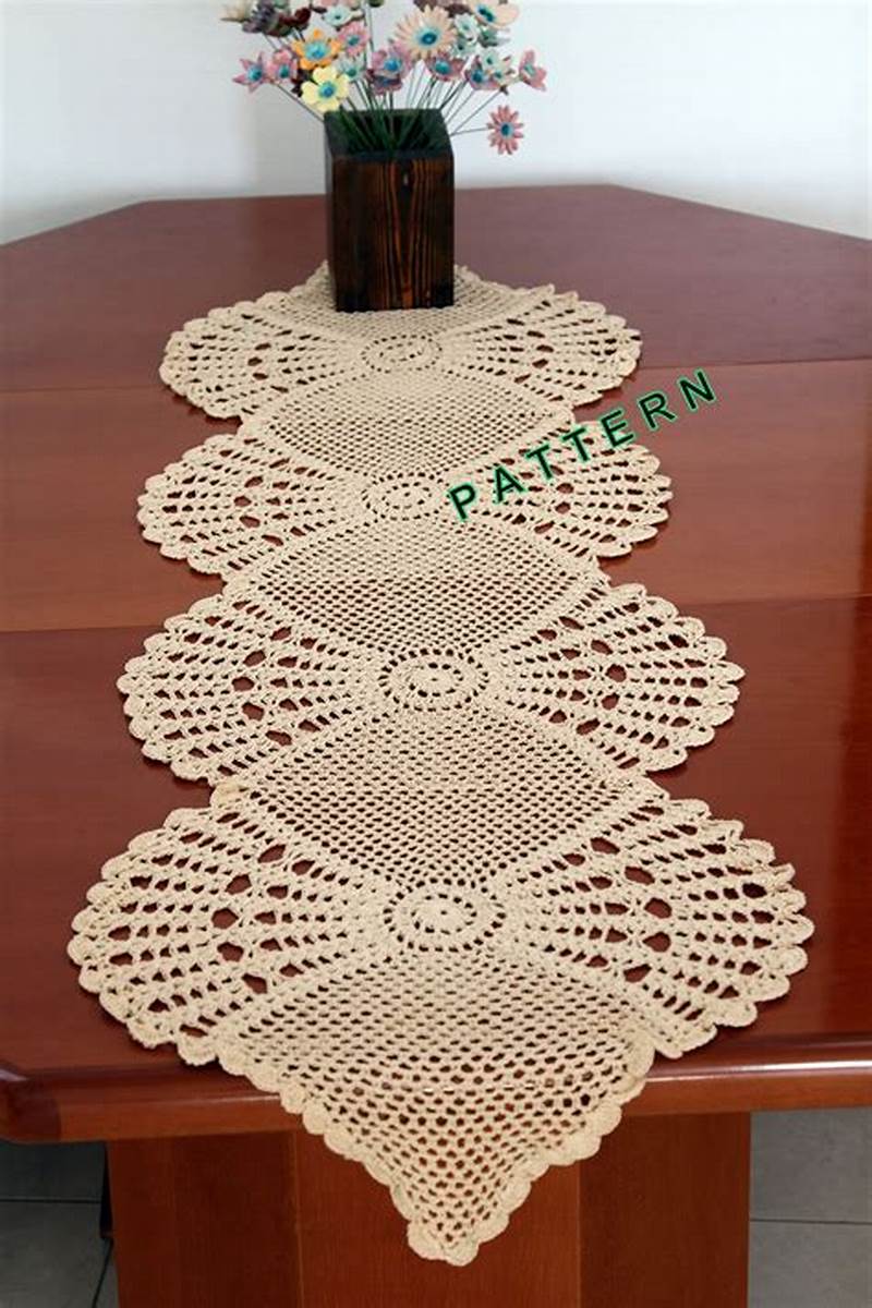 Crochet Lace Table Runner Pattern Free