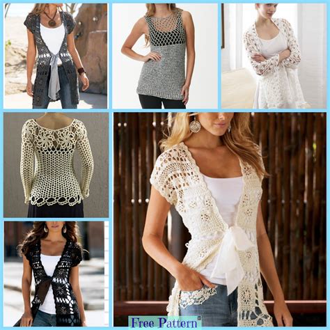 Crochet Lace Tops Free Patterns