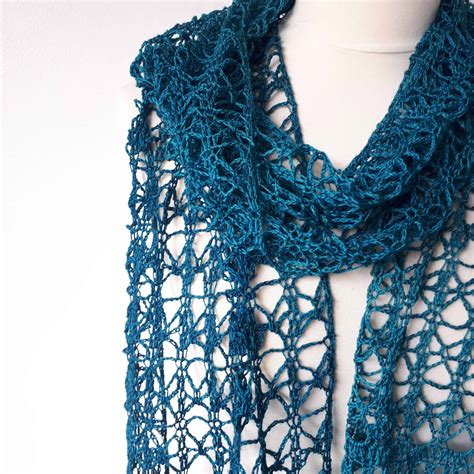 Crochet Lacy Scarf Pattern Free
