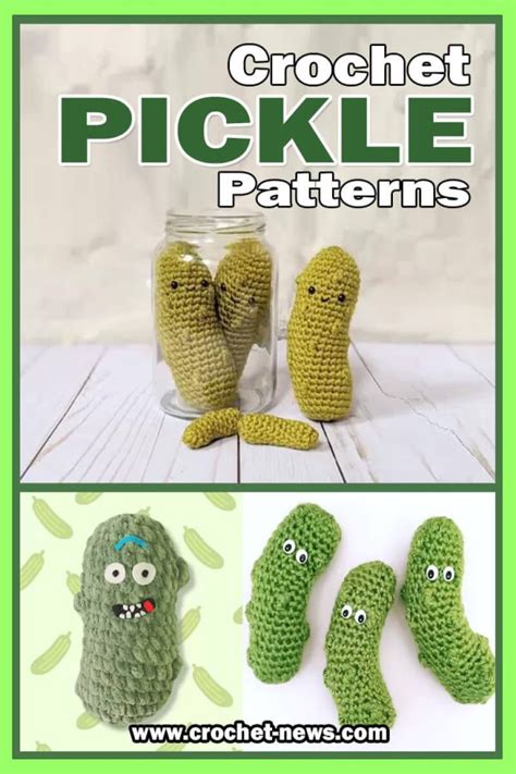 Crochet Large Pickle Pattern Free