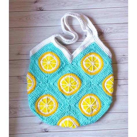 Crochet Lemon Bag