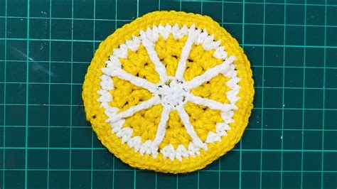 Crochet Lemon Slice