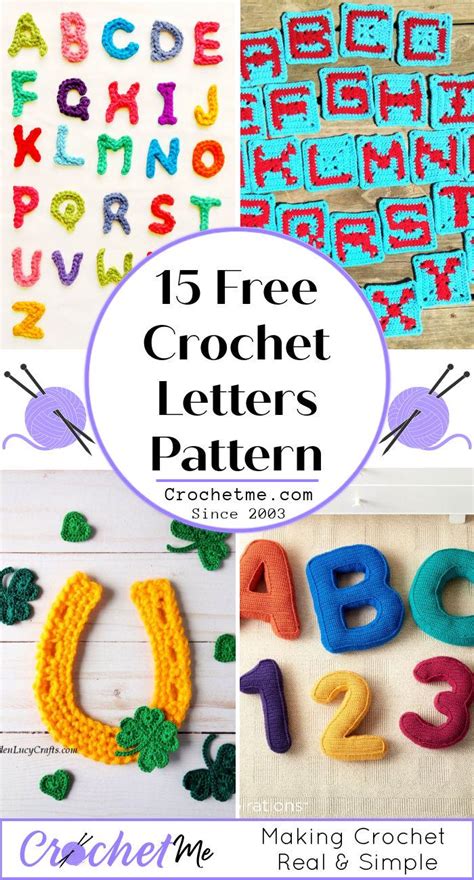 Crochet Lettering Patterns