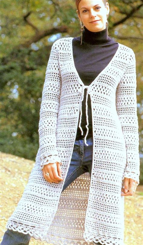 Crochet Long Jacket