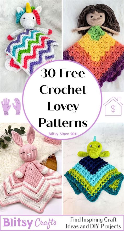 Crochet Lovey Blanket Patterns