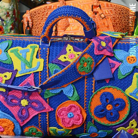 Crochet Lv Bag