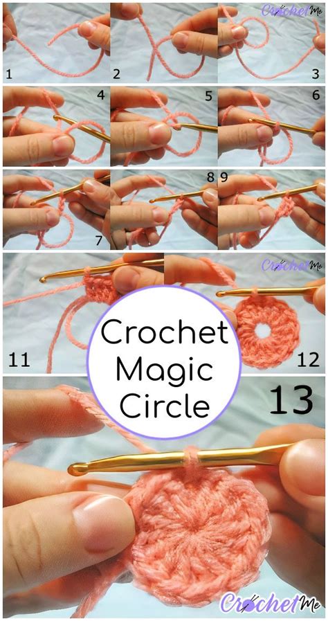 Crochet Magic Circle Diagram