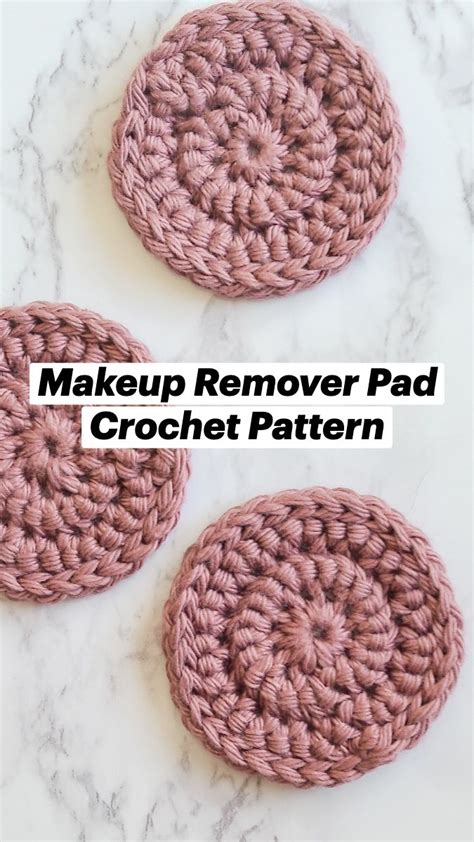 Crochet Makeup Remover Pads