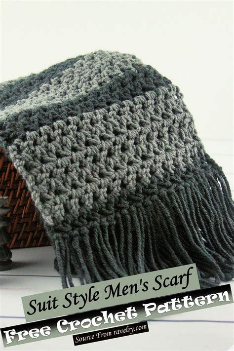 Crochet Man Scarf
