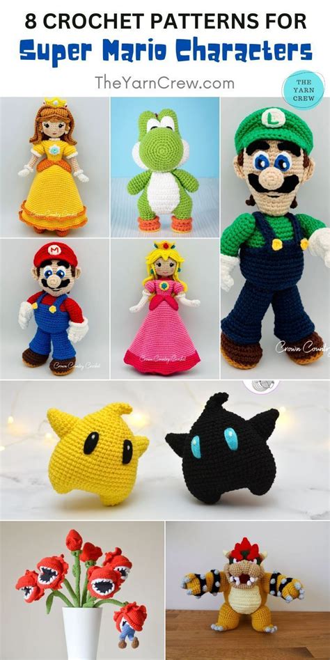 Crochet Mario Characters