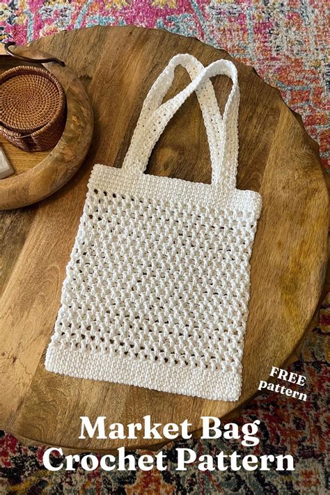 Crochet Market Tote