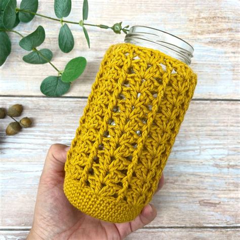 Crochet Mason Jar Covers