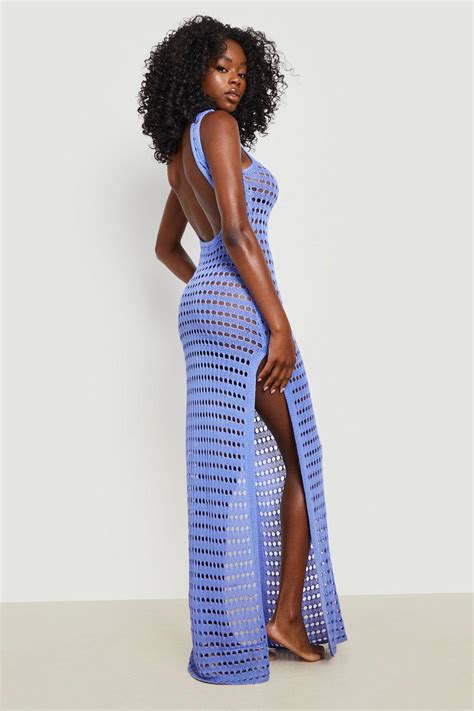 Crochet Maxi Beach Dress