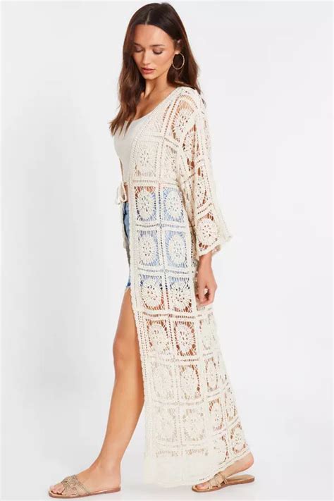 Crochet Maxi Cardigan