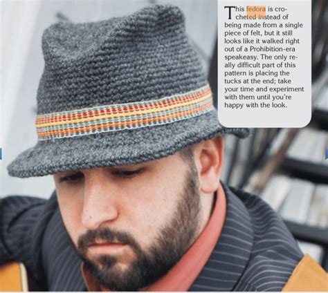 Crochet Mens Hats