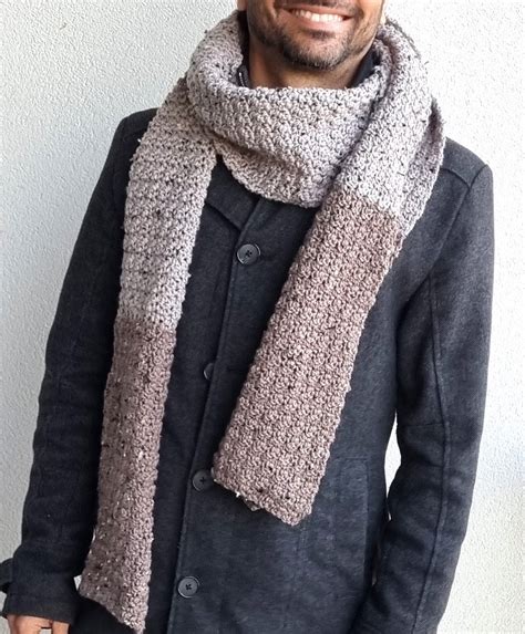 Crochet Mens Scarf