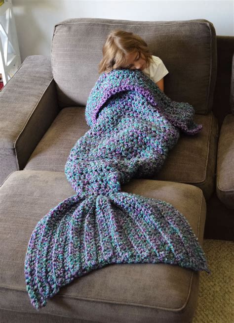 Crochet Mermaid Blanket