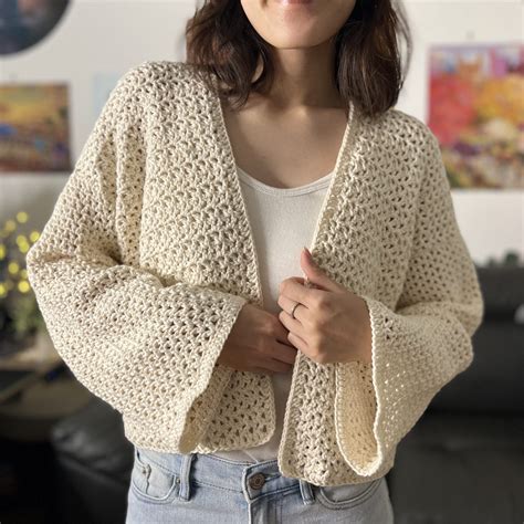 Crochet Mesh Cardigan