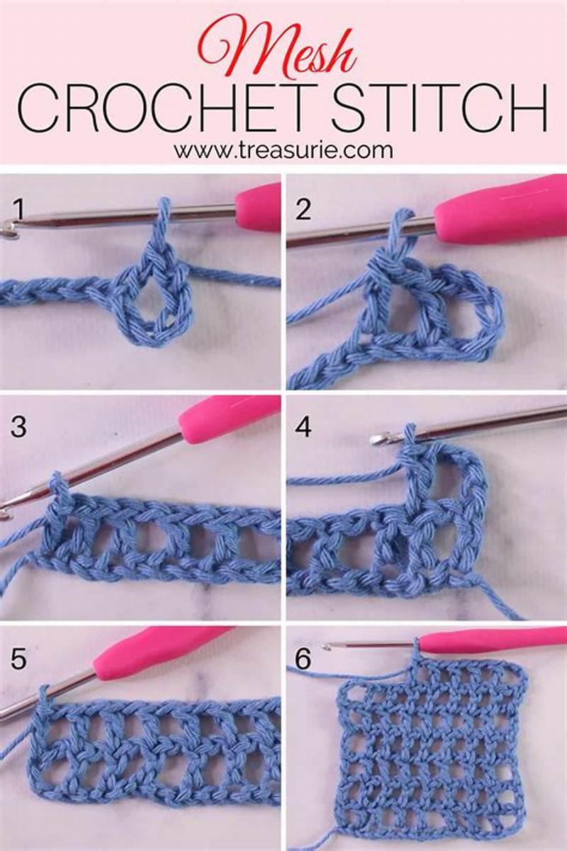 Crochet Mesh Pattern Tutorial