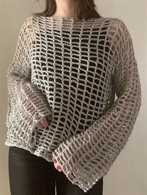 Crochet Mesh Shirt