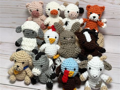 Crochet Mini Animal Patterns